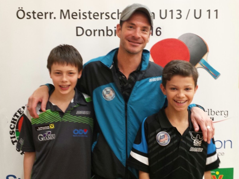 Marc Sagawe und Dominik Tarmann - Östereichische U13-Meisterschaften 2016