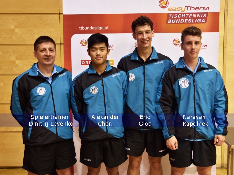 Badener AC-Tischtennis - 1. Herren Bundesliga - Mannschaft 2016-2017