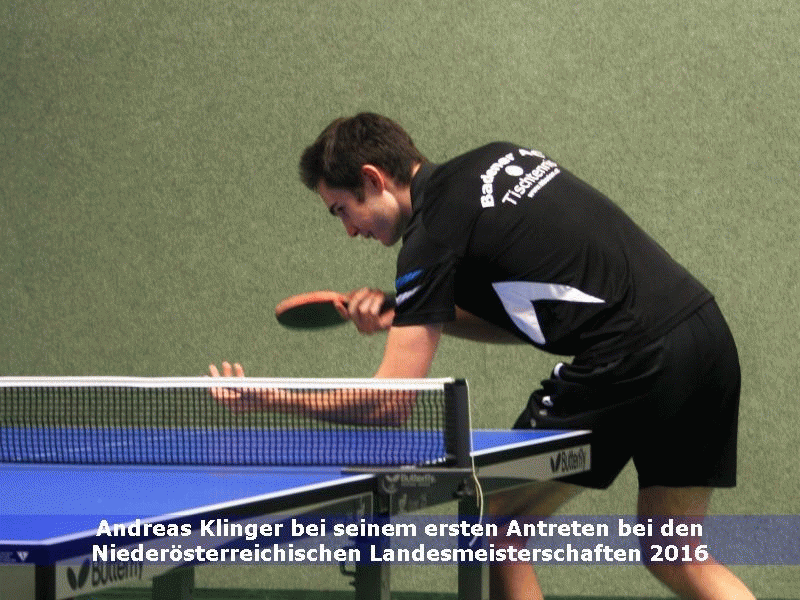 Badener AC-Tischtennis - Andreas Klinger & Ralph Pichler - NÖ Landesmeisterschaften 2016