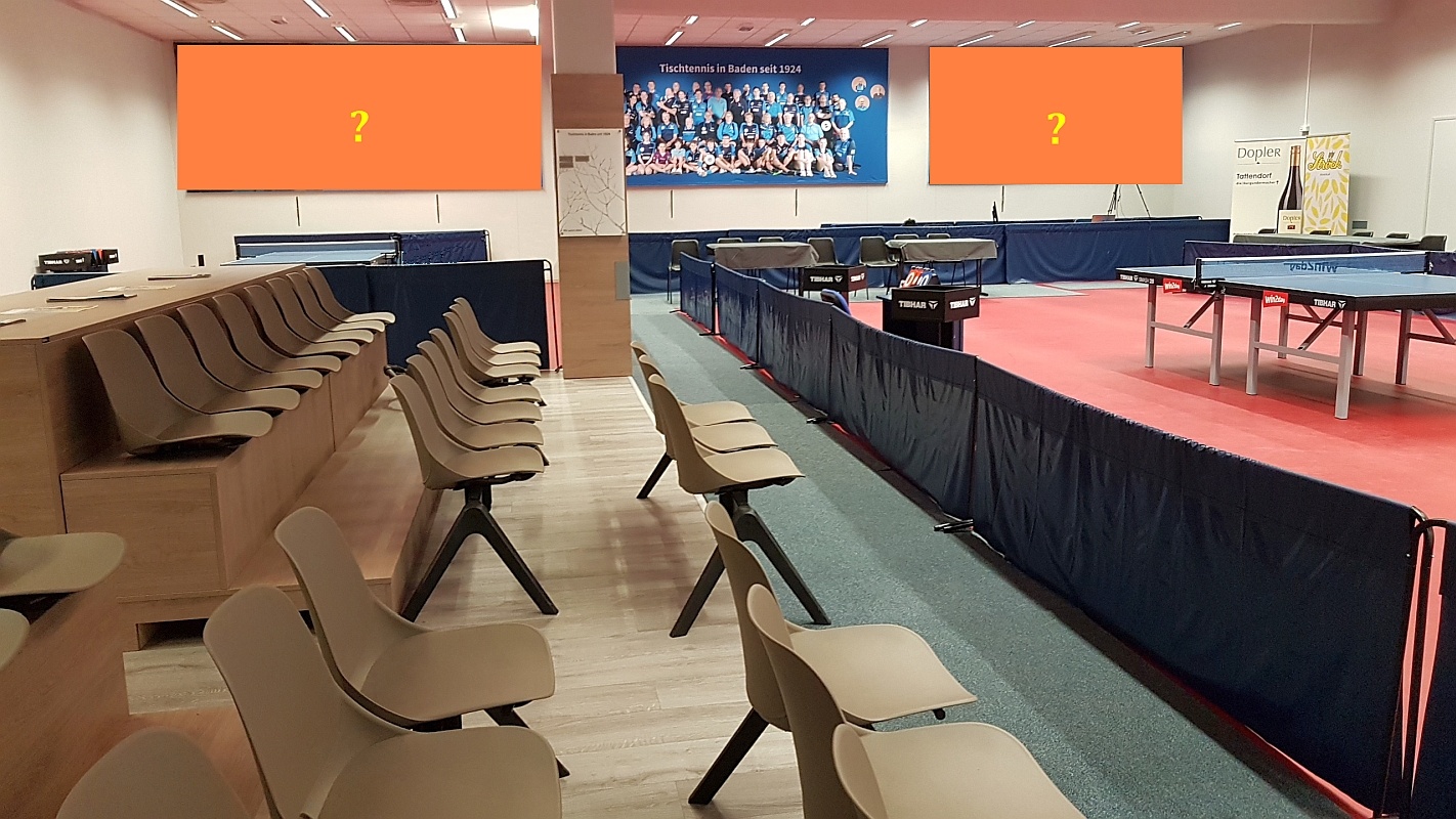 Halleneröffnung 2023 - Geheimnis lüften - Badener AC Tischtennis