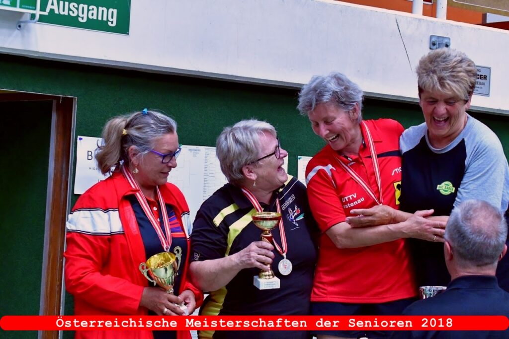 Österreichische Meisterschaften der Senioren 2018 - Badener AC Tischtennis - Reithofer-Schwarz