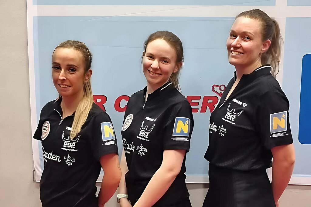 Virag Retýi, Petrekova Daniela, Tischler Valerie - Badener AC Tischtennis 2025-12-06